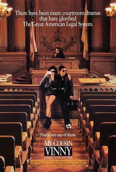My cousin vinnie imdb - My Cousin Vinny: Directed by Jonathan Lynn. With Joe Pesci, Ralph Macchio, Marisa Tomei, Mitchell Whitfield. Two New Yorkers accused of murder in rural Alabama while on their way back to college call in the help of one of their cousins, a loudmouth lawyer with no trial experience. 
